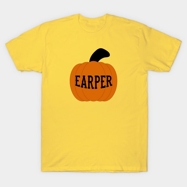 Earper Pumpkin - Wynonna Earp T-Shirt by Queerdelion